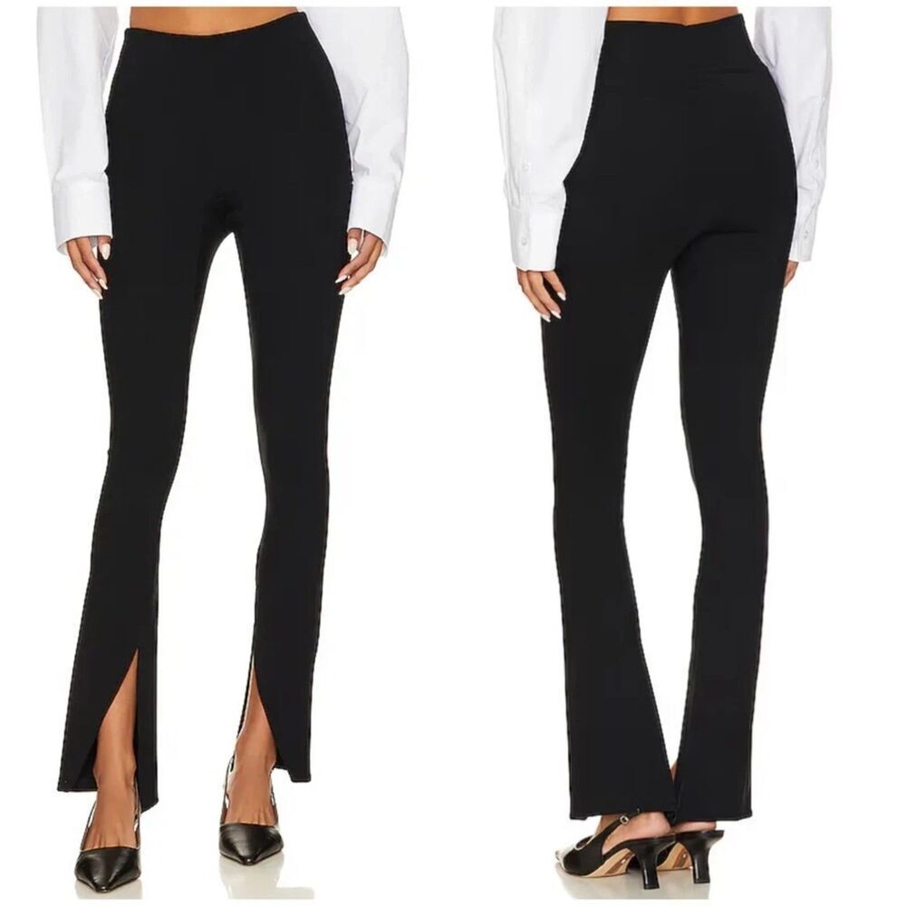 NEW Spanx The Perfect Pant Front Slit Leggings in Black Size Medium 20258R